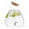 glass drink water beverage dispenser with tap